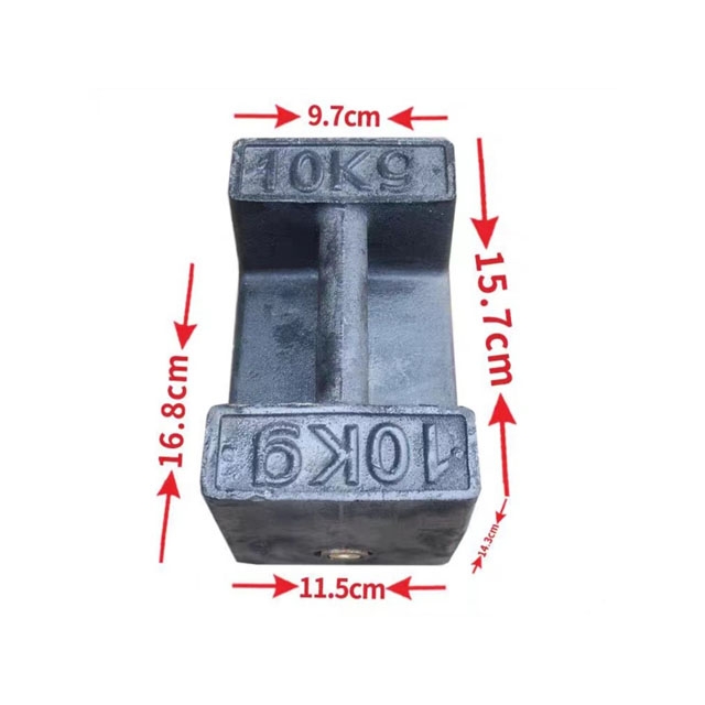 10kg 铸铁砝码