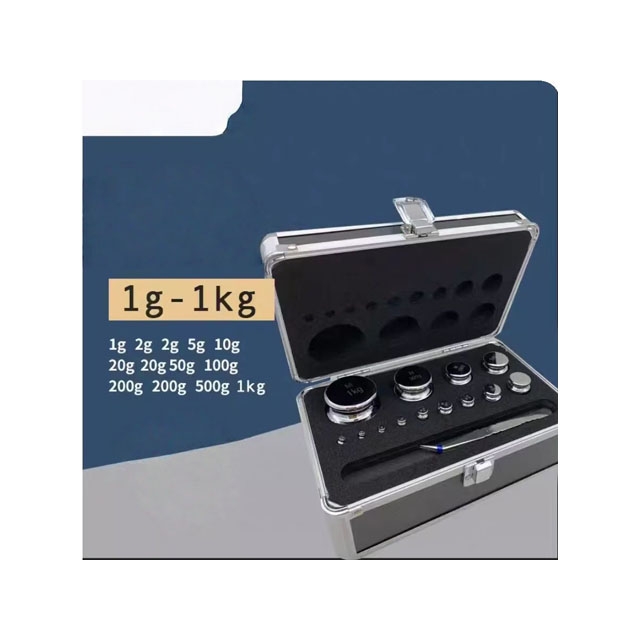 1g-1kg 钢镀铬砝码套装