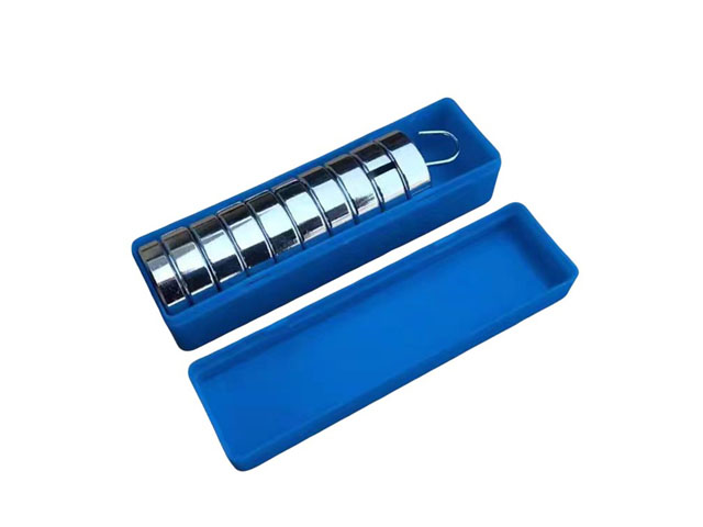 50g 钢镀铬增坨砝码套装